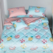 Picture of AKEMI Cotton Essentials Jovial Kids Comforter Set 600TC - Pool Fiesta (Super Single/ Queen/ King)
