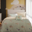 Picture of AKEMI TENCEL™ Lyocell Tickle Fun Quilt Cover Set 900TC - Harvest Grove (Super Single/Queen/King)