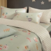Picture of AKEMI TENCEL™ Lyocell Tickle Fun Quilt Cover Set 900TC - Harvest Grove (Super Single/Queen/King)