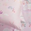 Picture of AKEMI TENCEL™ Lyocell Tickle Fun Quilt Cover Set 900TC - Unicorn Land (Super Single/Queen/King)