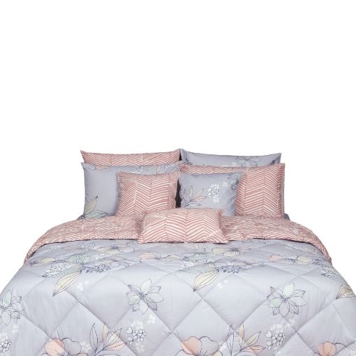 Picture of AKEMI Cotton Essentials Embrace Charm Comforter Set 600TC - Caravaca (Super Single/ Queen/ King)