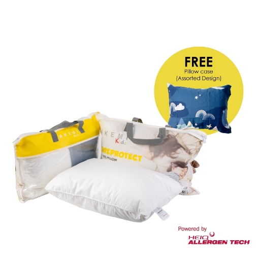 Picture of AKEMI Kids HeiQ Allergen Pureprotect Microfill Pillow (48cm x 37cm)