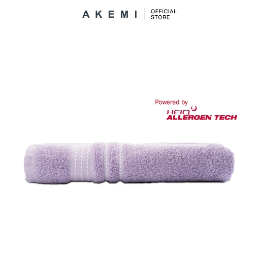 Picture of AKEMI HeiQ Allergen Pureprotect Cotton Towel (70cm x 140cm) - Happy Lilac