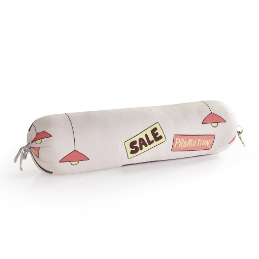 Picture of AKEMI Cotton Twill HeiQ Allergen Cheeky Cheeks Children Bolster Case 850TC - Shopping Day (1pc)