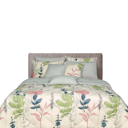 Picture of AKEMI Cotton Essentials Enclave Joy Fitted Sheet Set | 100% Cotton 650TC - Auretta (Super Single/ Queen/ King)