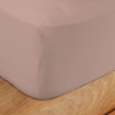 Picture of Akemi Cotton Select Colour Array Fitted Sheet Set 750TC - Dreamy Peach (Super Single/ Queen/ King)
