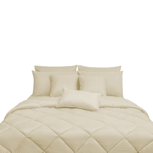 Picture of ai by AKEMI Colourkissed Collection Comforter Set | 100% MicroXT 700TC - Nana Cream (Super Single/Queen/King)