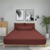 Picture of ai by AKEMI Colourkissed Collection Comforter Set | 100% MicroXT 700TC - Woody Red (Super Single/Queen/King)