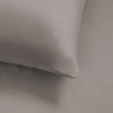 Picture of ai by AKEMI Colourkissed Collection Fitted Sheet Set | 100% MicroXT 700TC - Ashy Mud (Super Single/Queen/King)