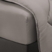 Picture of ai by AKEMI Colourkissed Collection Fitted Sheet Set | 100% MicroXT 700TC - Ashy Mud (Super Single/Queen/King)