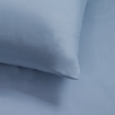 Picture of ai by AKEMI Colourkissed Collection Fitted Sheet Set | 100% MicroXT 700TC - Forestry Blue (Super Single/Queen/King)