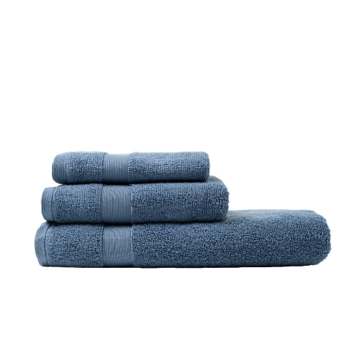 Picture of AKEMI Essentials Swave Airloop Cotton Hand Towel - Blue Fusion ( 41cm x 76 cm)
