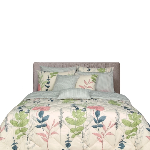 Picture of AKEMI Cotton Essentials Enclave Joy Comforter Set | 100% Cotton 650TC - Auretta (Super Single/ Queen/ King)