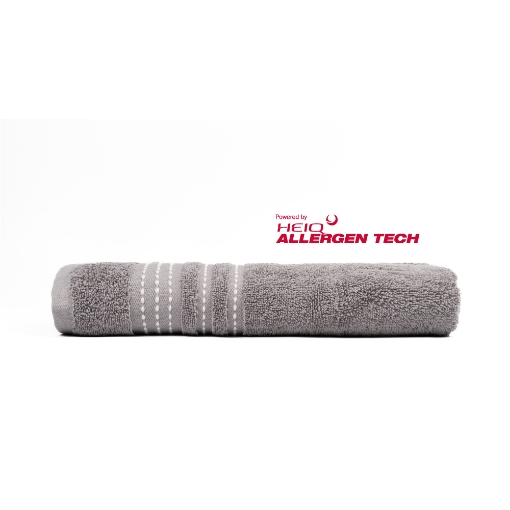 Picture of AKEMI HeiQ Allergen Pureprotect Cotton Bath Towel - Ebony Grey (70cm x 140cm)