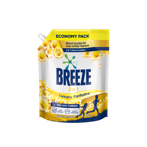 Picture of [NOT FOR SALE] Breeze Liquid Detergent Refill - Luxury Perfume (3.2kg)