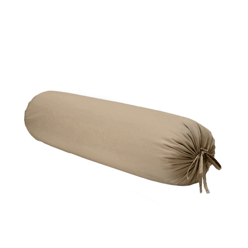 Picture of AKEMI Cotton Essentials Colour Home Divine Bolster Case 600TC - Friston Brown (1pc)
