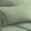 Picture of AKEMI Cotton Essentials Colour Home Divine Fitted Sheet Set 600TC - Enton Green (Super Single/Queen)