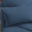 Picture of AKEMI Cotton Essentials Colour Home Divine Fitted Sheet Set 600TC - Hawor Navy (Super Single/Queen)