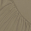 Picture of AKEMI Cotton Essentials Colour Home Divine Fitted Sheet Set 600TC - Friston Brown (Super Single/Queen)