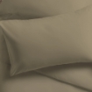 Picture of AKEMI Cotton Essentials Colour Home Divine Fitted Sheet Set 600TC - Friston Brown (Super Single/Queen)