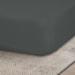 Picture of AKEMI Cotton Essentials Colour Home Divine Fitted Sheet Set 600TC - Cart Grey (Super Single/Queen)