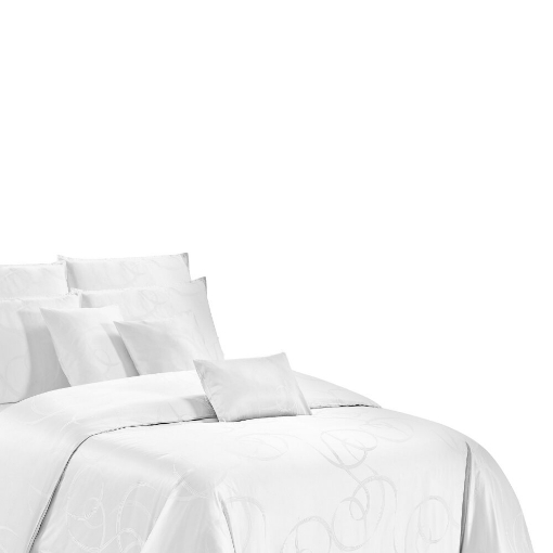 Picture of AKEMI TENCEL™ Modal Blend LuxeWeave Luminous Quilt Cover Set 1650TC - White (King)