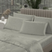 Picture of AKEMI TENCEL™ Modal Blend LuxeWeave Luminous Quilt Cover Set 1650TC - Cloud Beige (Queen/King)