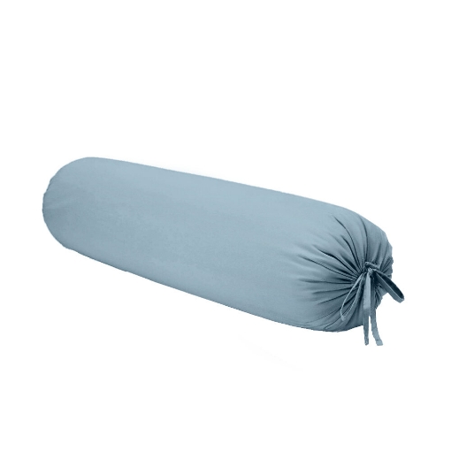 Picture of Akemi Cotton Select Colour Array Bolster Case 900TC - Celes Blue (37cm x 107cm)