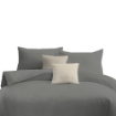 Picture of ai by AKEMI ColourJoy Collection Comforter Set | 100% MicroXT 650TC - Mansion Grey (Super Single/Queen/King)
