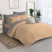 Picture of ai by AKEMI ColourJoy Collection Comforter Set | 100% MicroXT 650TC - Tiny Orange (Super Single/Queen/King)