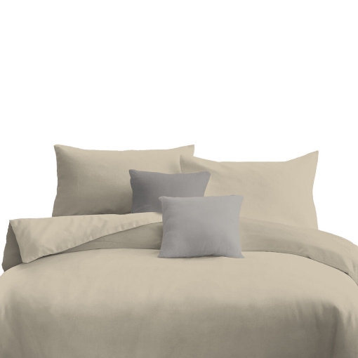 Picture of ai by AKEMI ColourJoy Collection Comforter Set | 100% MicroXT 650TC - Jupiter Clay (Super Single/Queen/King)