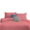Picture of ai by AKEMI ColourJoy Collection Comforter Set | 100% MicroXT 650TC - Loud Pink (Super Single/Queen/King)