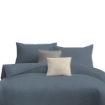 Picture of ai by AKEMI ColourJoy Collection Comforter Set | 100% MicroXT 650TC - Norway Blue (Super Single/Queen/King)