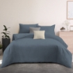 Picture of ai by AKEMI ColourJoy Collection Comforter Set | 100% MicroXT 650TC - Norway Blue (Super Single/Queen/King)