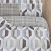 Picture of AKEMI Cotton Twill Adore Fitted Sheet Set | 100% Cotton 850TC - Pascala (Super Single/ Queen/ King)