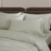 Picture of AKEMI TENCEL™ Touch Colour Elegance Fitted Sheet Set 1250TC - Hush Taupe (Super Single/ Queen/ King)