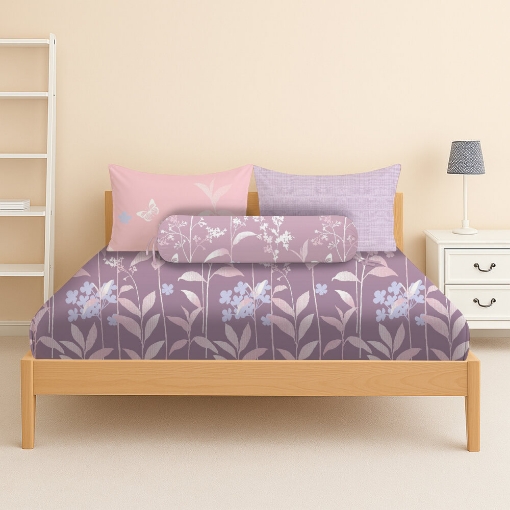 Picture of AKEMI Cotton Essentials Embrace Charm Fitted Sheet Set 600TC - Doraca (Super Single/ Queen/ King)