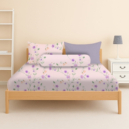 Picture of AKEMI Cotton Essentials Embrace Charm Fitted Sheet Set 600TC - Gwyneira (Super Single/ Queen/ King)