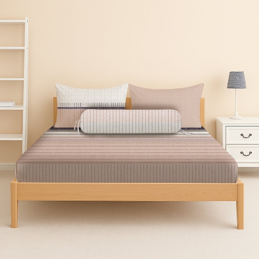 Picture of AKEMI Cotton Essentials Embrace Charm Fitted Sheet Set 600TC - Imani (Super Single/ Queen/ King)