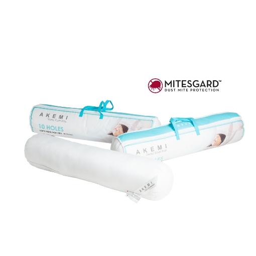 Picture of AKEMI Sleep Essentials 10 Holes Loft Fibre Bolster (94cm x 20cm)