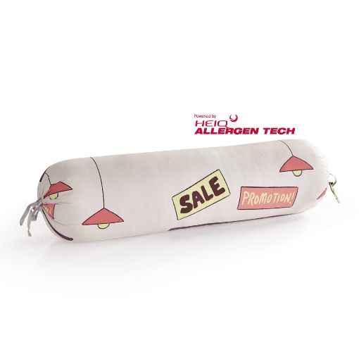 Picture of AKEMI Cotton Twill HeiQ Allergen Cheeky Cheeks Children Bolster Case 850TC - Shopping Day (1pc)