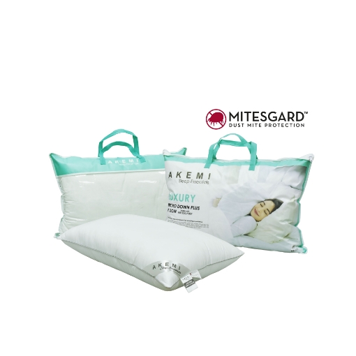 Picture of AKEMI Sleep Essentials Luxury Micro Down Plus Pillow (48cm x 74cm)