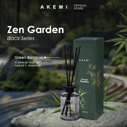 Picture of AKEMI Zen Garden Reed Diffuser - Black Series (200ml)