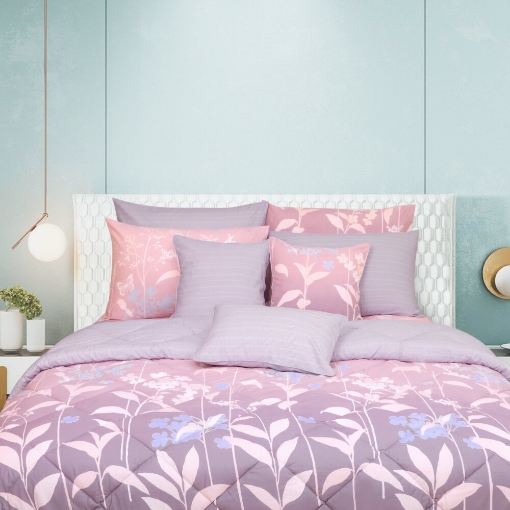Picture of AKEMI Cotton Essentials Embrace Charm Comforter Set 600TC - Doraca (Super Single/ Queen/ King)