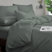Picture of ai by AKEMI Colourdream Collection Comforter Set | MicroXT™ Sateen Dobby 900TC - Andres Puritan Gray (Super Single/Queen/King)