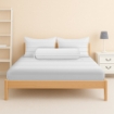 Picture of ai by AKEMI Colourdream Collection Fitted Sheet Set | MicroXT™ Sateen Dobby 900TC - Anders Lucent White (Super Single/Queen/King)