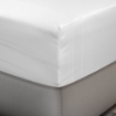 Picture of ai by AKEMI Colourdream Collection Fitted Sheet Set | MicroXT™ Sateen Dobby 900TC - Anders Lucent White (Super Single/Queen/King)