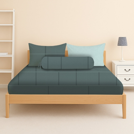 Picture of AKEMI Lyocell Flourish Fitted Sheet Set 900TC - Thana (Super Single/ Queen/ King)
