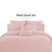Picture of AKEMI Lyocell Colour Radiant Fitted Sheet Set 900TC - Ballet Pink (Super Single/ Queen/ King)