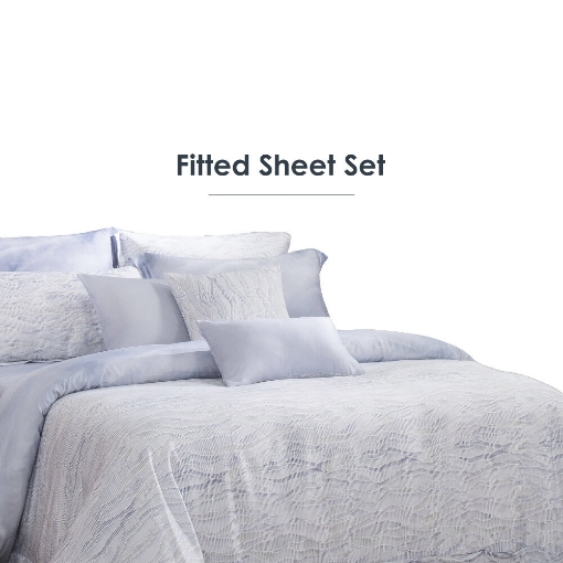 Picture of AKEMI TENCEL™ Lyocell Virtuous Fitted Sheet Set | 1300TC - Rocafort (Super Single/Queen/ King)